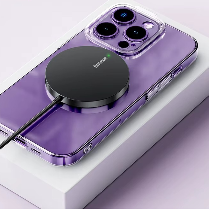 Baseus Qi2 15W – Chargeur sans fil magnétique Ultra rapide pour iPhone