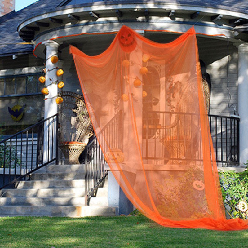 Fantôme Suspendu Halloween 3,3 m – Yeux LED Activés par le Son