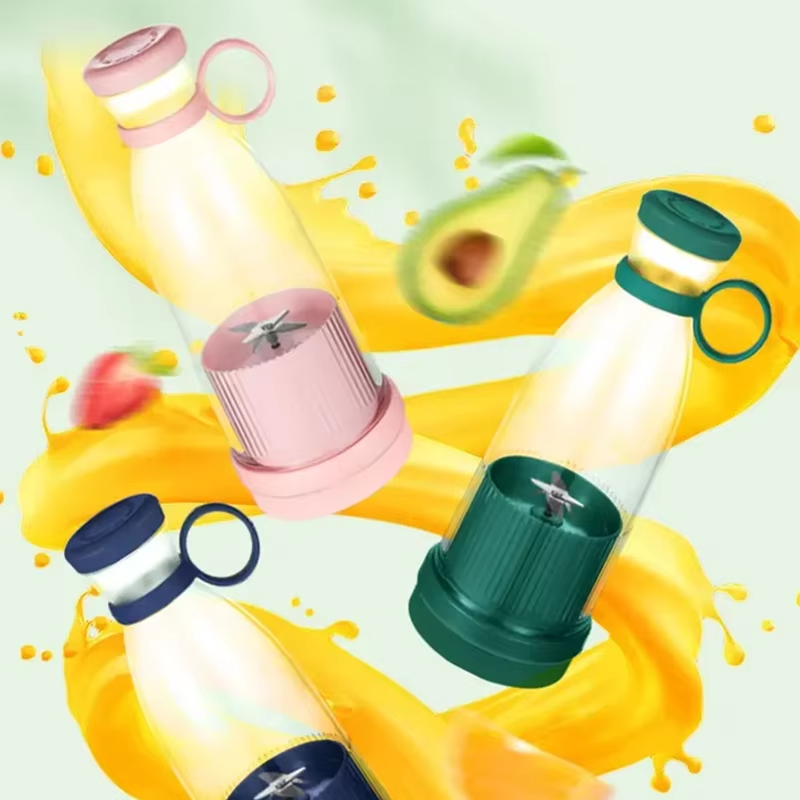 Mini blender Presse-agrumes électrique portable, 6 lames – Jus & Milkshake frais