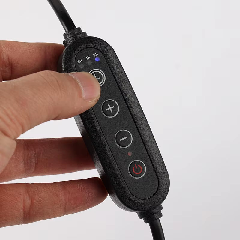 Lampe Chauffe-Bougie 50 W avec Minuterie et Intensité Variable