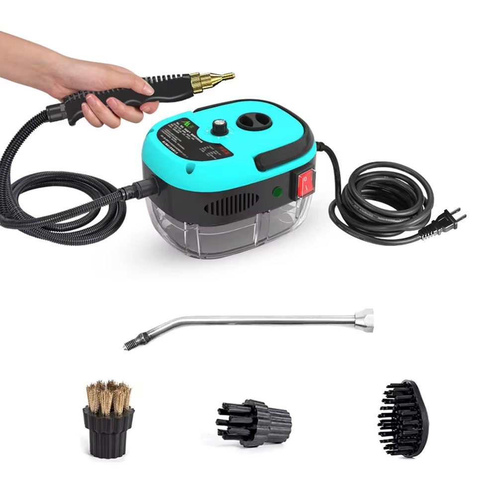 Nettoyeur vapeur portable haute température avec embouts multifonctions