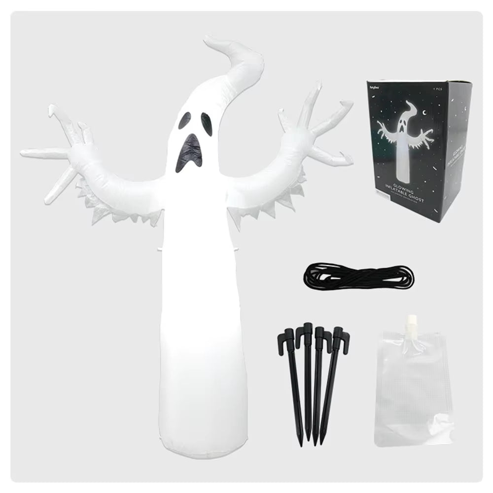 Fantôme Gonflable LED d’Halloween – Décoration Extérieure