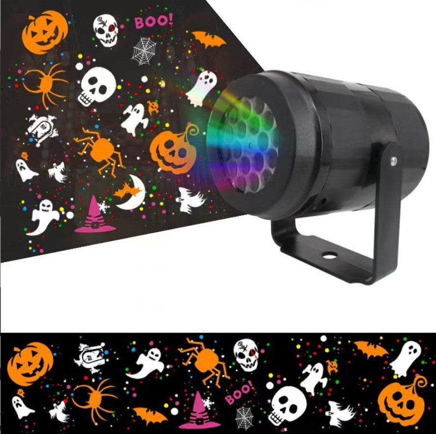 Projecteur LED Halloween & Noël – Multis-motifs Lumineux Extérieurs