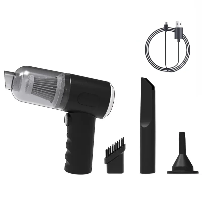 Mini Aspirateur Souffleur Sans Fil 2-en-1 – 9000 Pa, USB Rechargeable