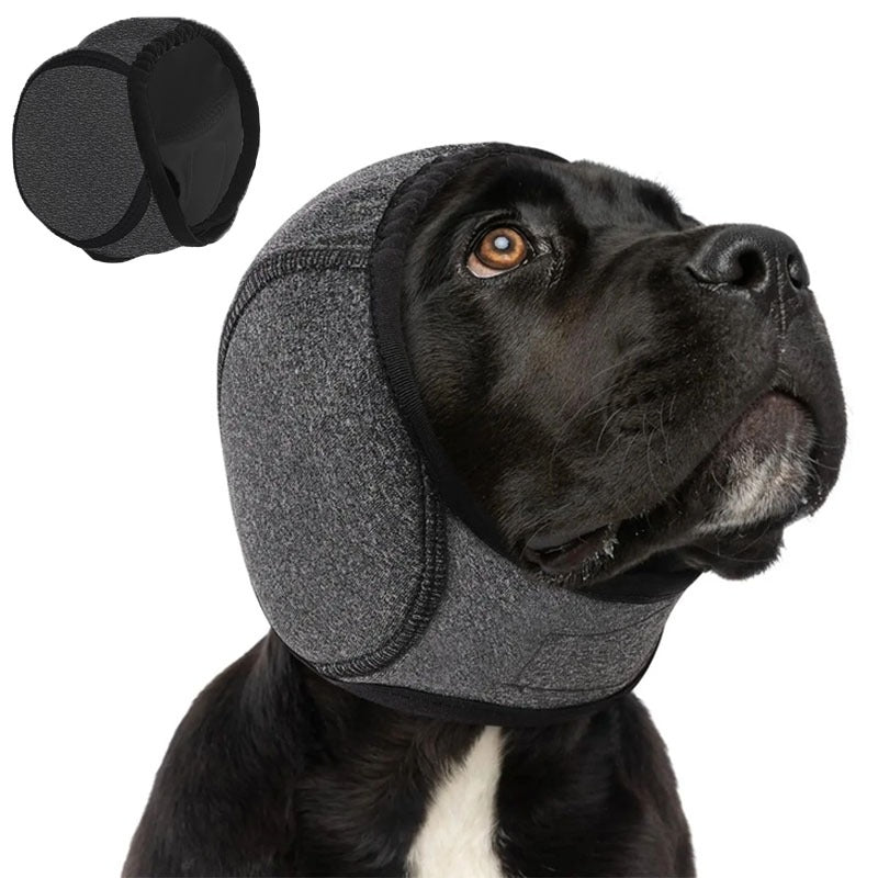 Cache-oreilles apaisant et imperméable pour chien