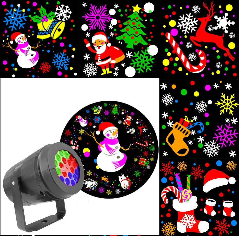 Projecteur LED Halloween & Noël – Multis-motifs Lumineux Extérieurs