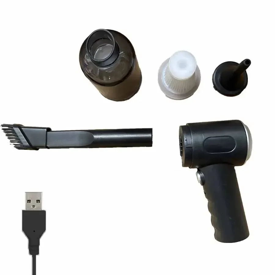 Mini Aspirateur Souffleur Sans Fil 2-en-1 – 9000 Pa, USB Rechargeable