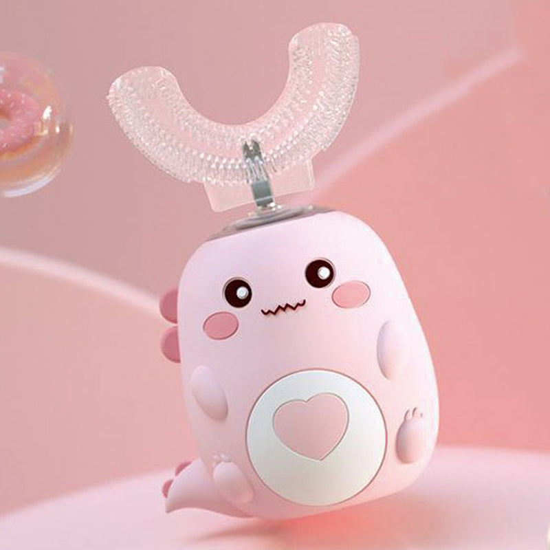 Brosse à dents électrique sonique 360° en U pour enfants