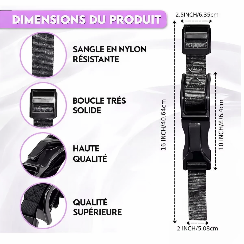 Ceinture de sécurité grossesse – Maintien ventre, confort voiture - Femme enceinte