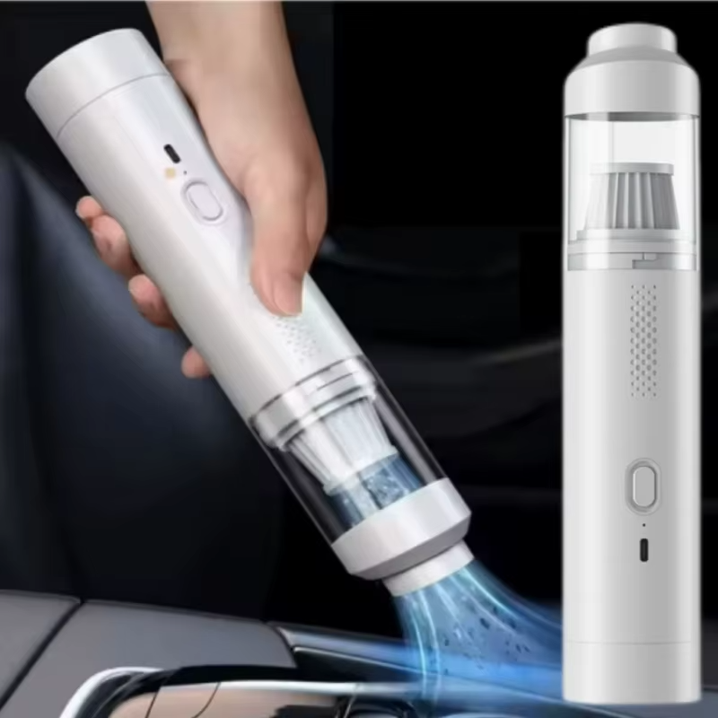 Mini Aspirateur souffleur portable sans fil – Voiture & Maison, Rechargeable USB-C