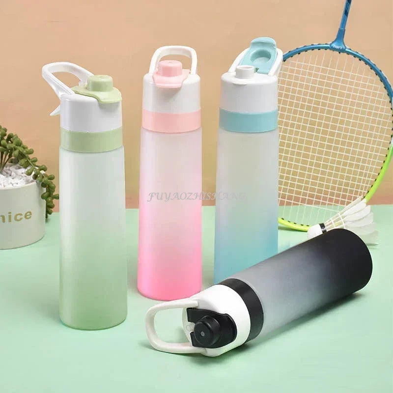 Gourde portable étanche avec brumisateur intégré, pour le sport et les activités de plein air