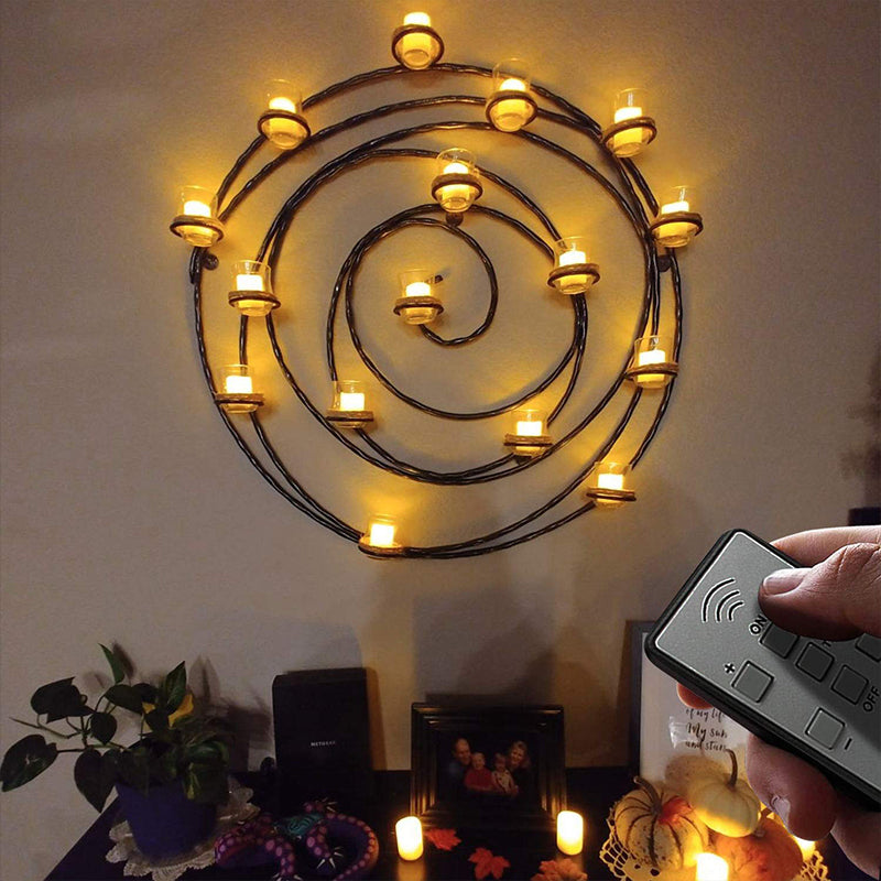 Bougies LED Rechargeables Sans Flamme avec Télécommande