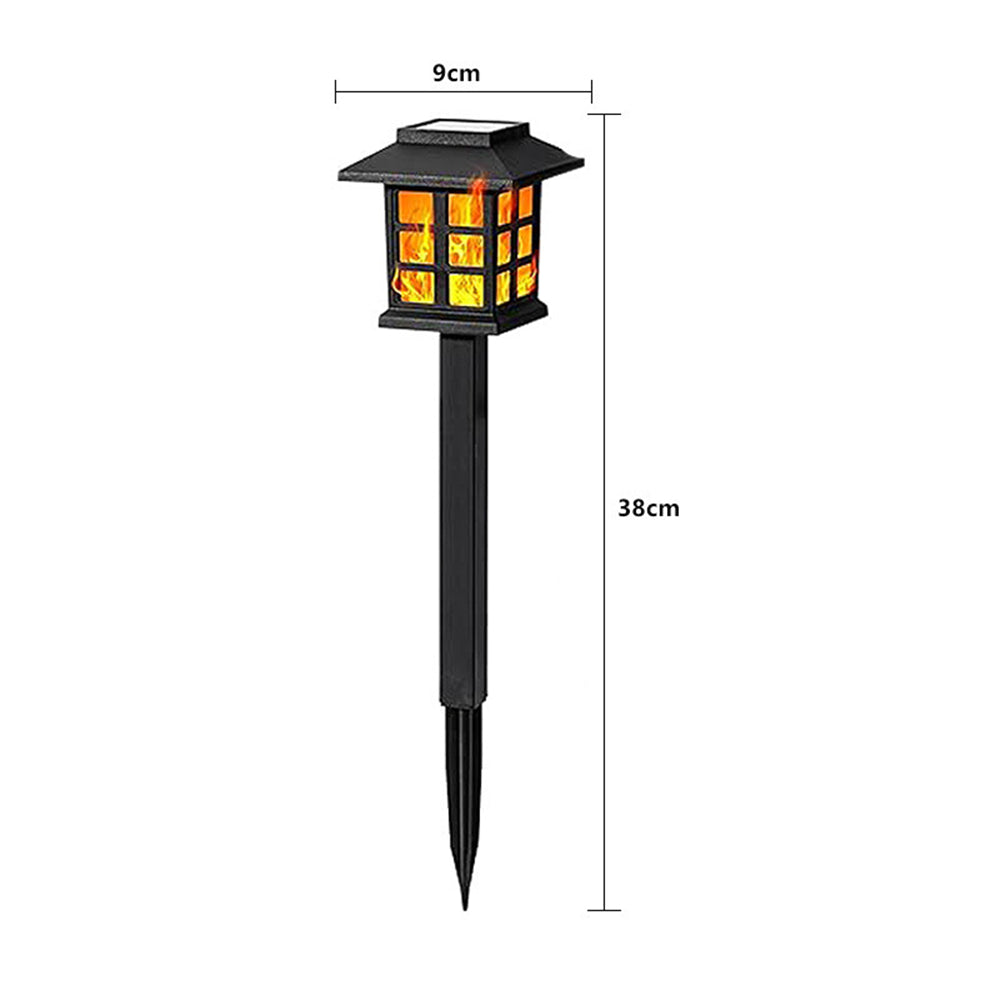 Lampes Solaires Effet Flamme LED - Halloween
