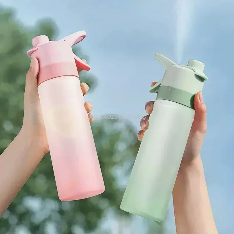 Gourde portable étanche avec brumisateur intégré, pour le sport et les activités de plein air