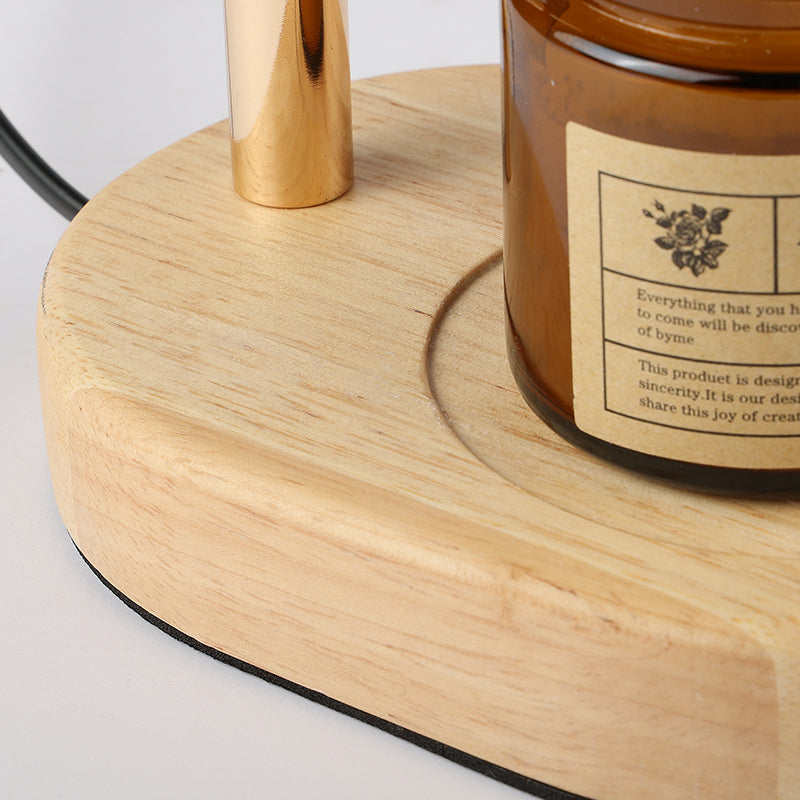 Lampe Chauffe-Bougie 50 W avec Minuterie et Intensité Variable