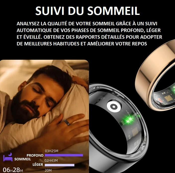 Bague connectée intelligente multisport avec suivi du sommeil et de l’activité