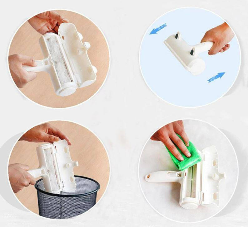 Brosse anti-poils d’Animaux Domestiques réutilisable pour vêtements et meubles