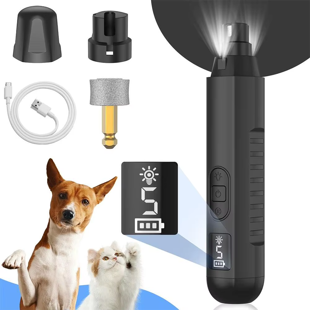 Broyeur à ongles électrique pour chien & chat – Silencieux, USB