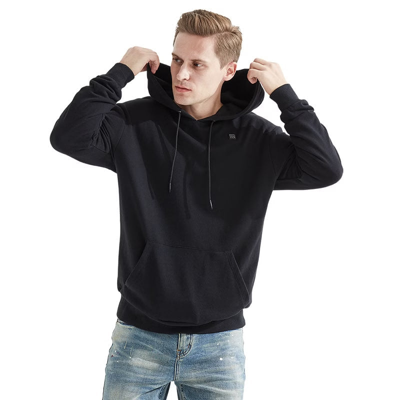 Sweat à capuche chauffant USB pour l'hiver et rester au chaud en plein air