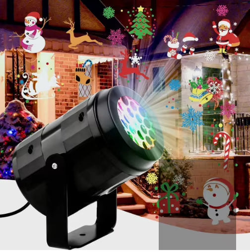 Projecteur LED Halloween & Noël – Multis-motifs Lumineux Extérieurs
