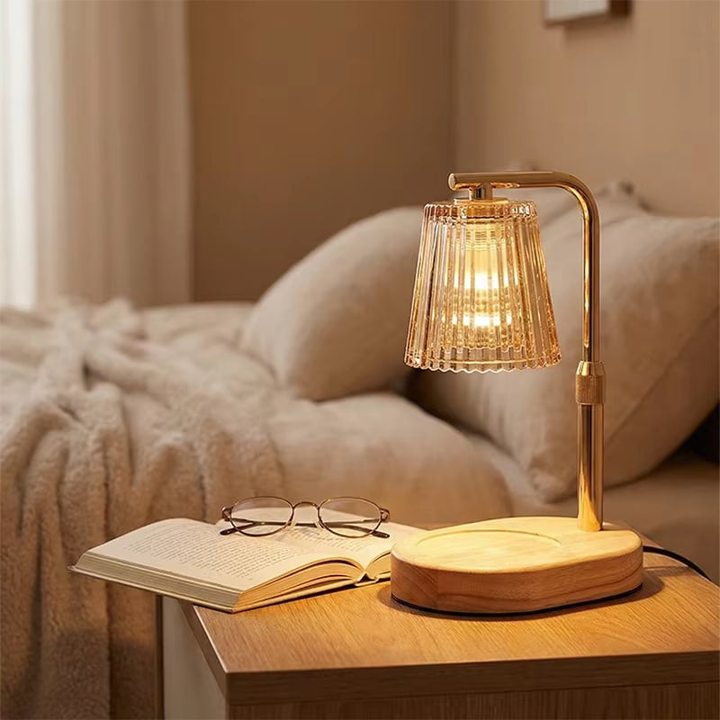 Lampe Chauffe-Bougie 50 W avec Minuterie et Intensité Variable