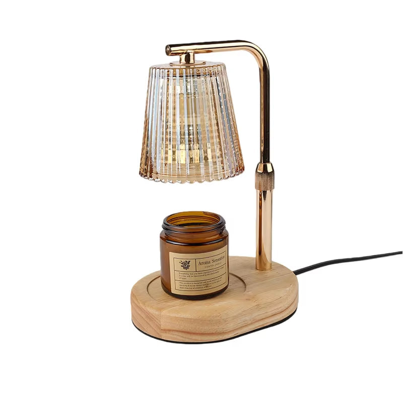 Lampe Chauffe-Bougie 50 W avec Minuterie et Intensité Variable