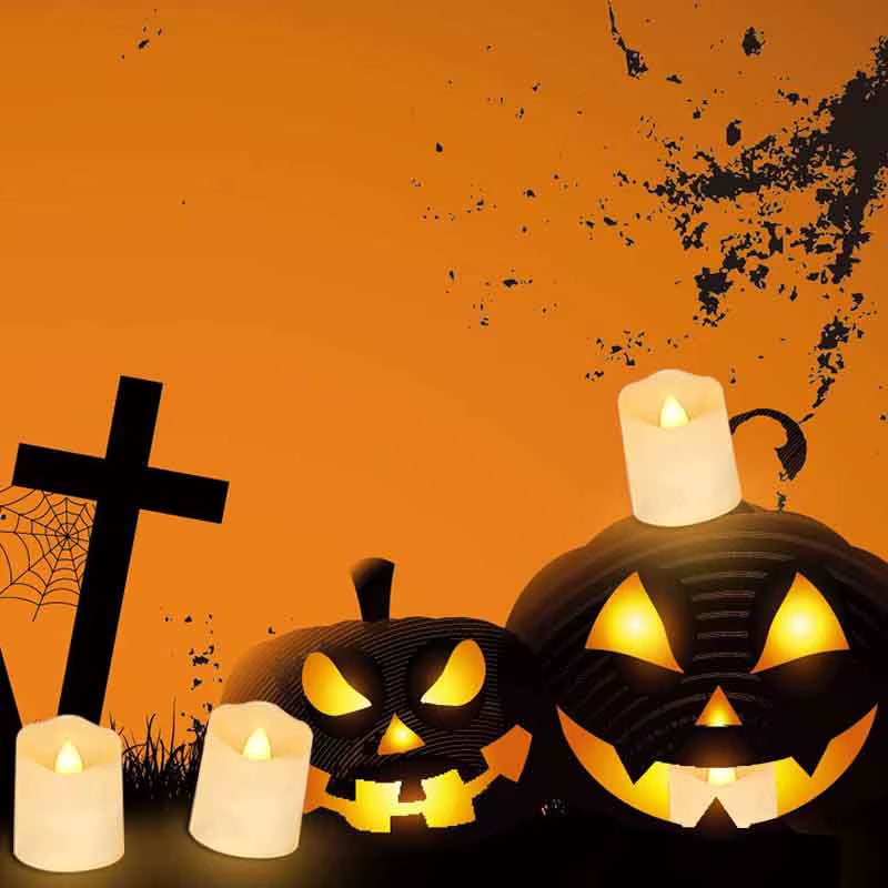 Bougies LED Rechargeables Sans Flamme avec Télécommande